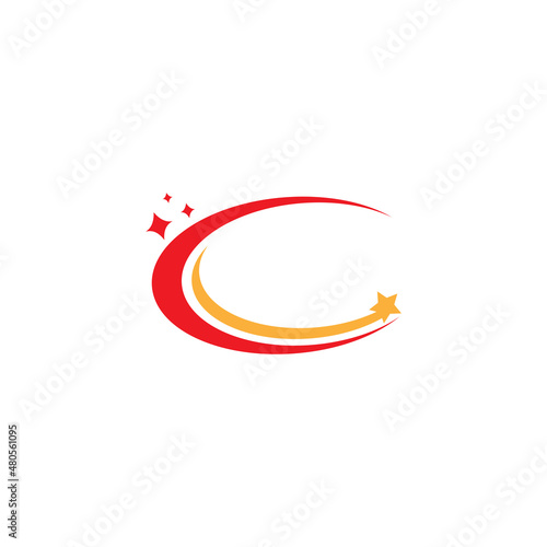 Star logo template design vector icon illustration