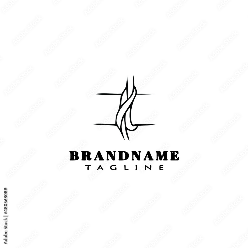 knot logo cartoon icon design template black isolated vector illustration knot logo cartoon icon design template black isolated vector illustration