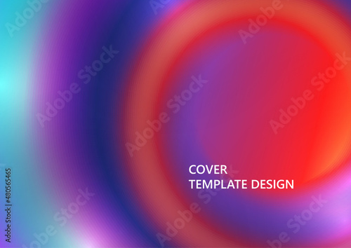 Bright blurred background. Smooth round blending pattern. Vector illustration for your graphic design, banner, wallpaper