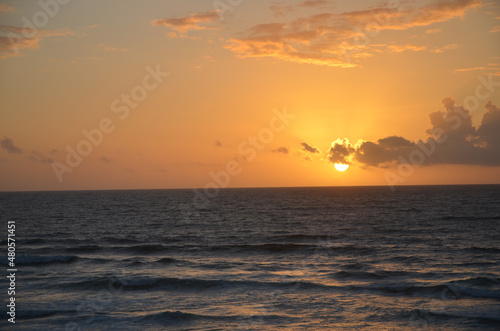 sunset in the sea © Ouajiz  photography