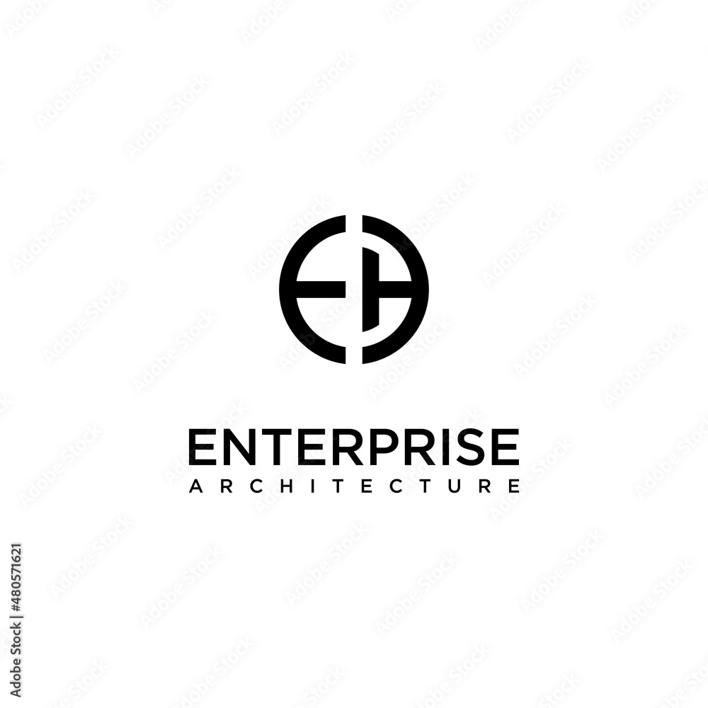 EA letter combination logo, simple, elegant EA letter combination logo, simple, elegant