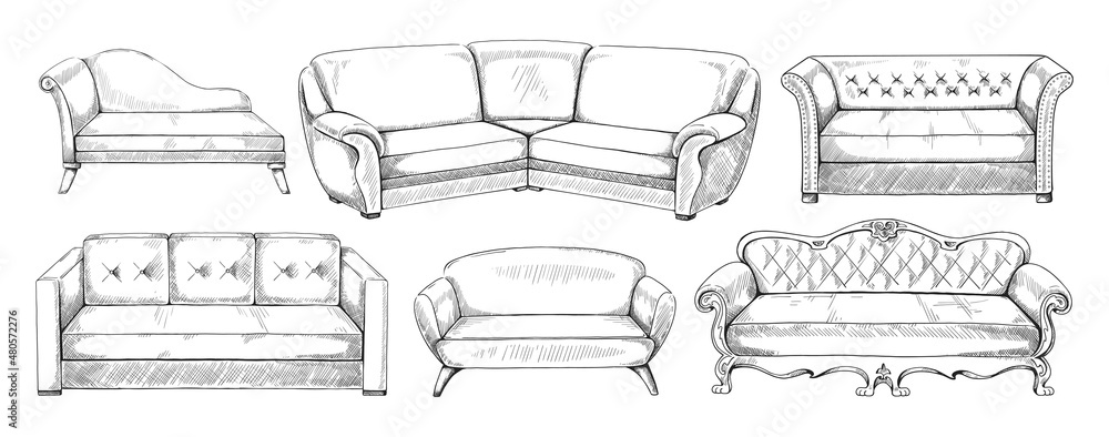Sofa Sketch Images  Free Download on Freepik