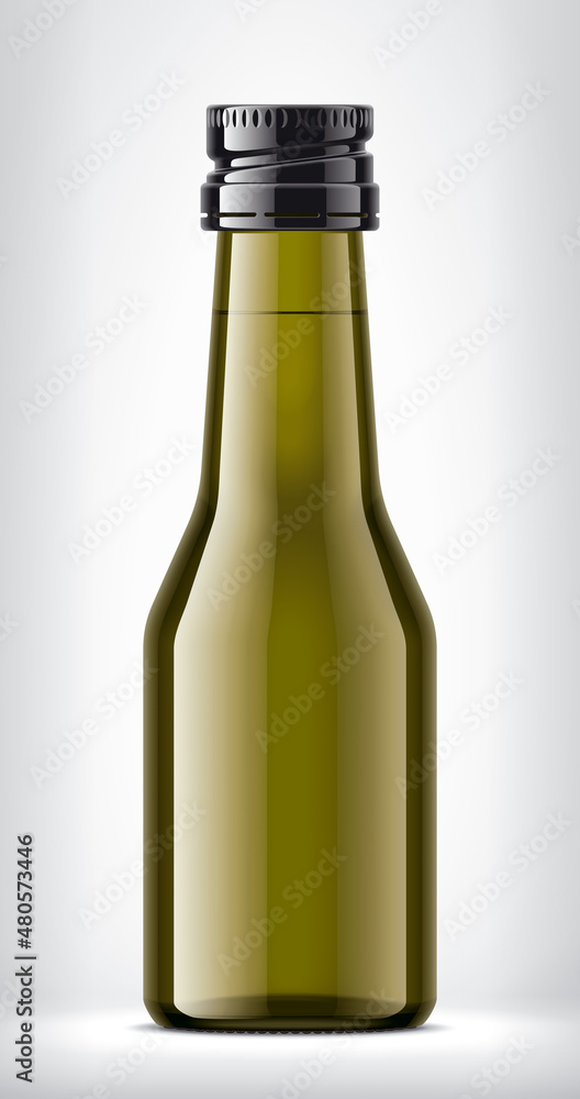 Color Glass Bottle on background. Color Glass Bottle on background.