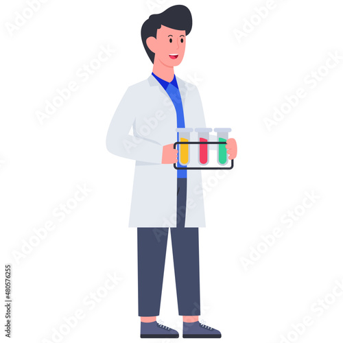 Premium download icon of researcher