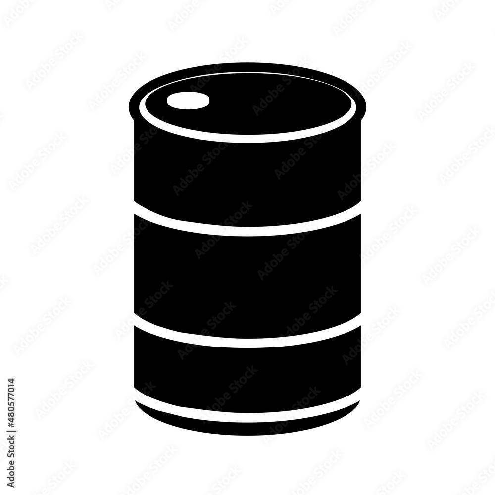 barrel of oil Simple icon on a white background barrel of oil Simple icon on a white background