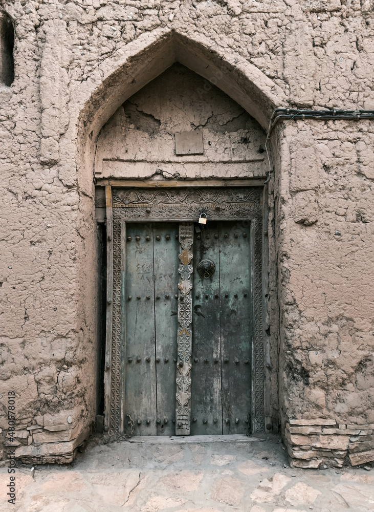 Birkat al mouz village old wooden door