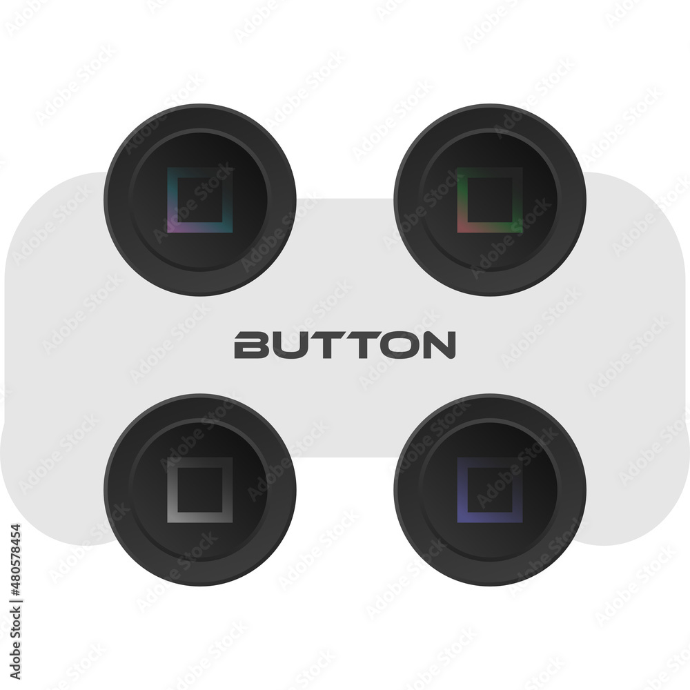 App round button for app, web or game. App round button for app, web or game.