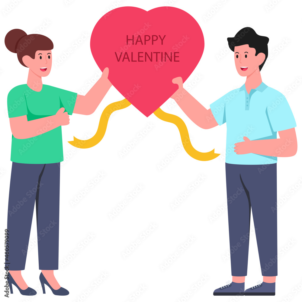 A beautiful design vector of happy valentine's day A beautiful design vector of happy valentine's day