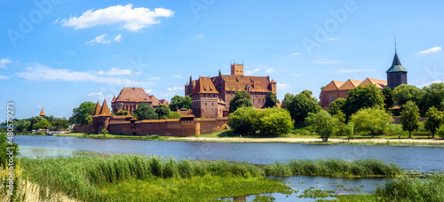 The Castle of the Teutonic Order in Malbork, Poland