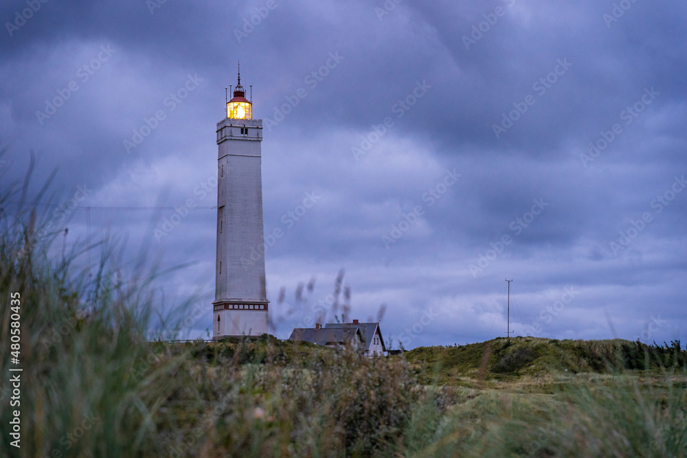 Leuchtturm an der Nordseeküste.