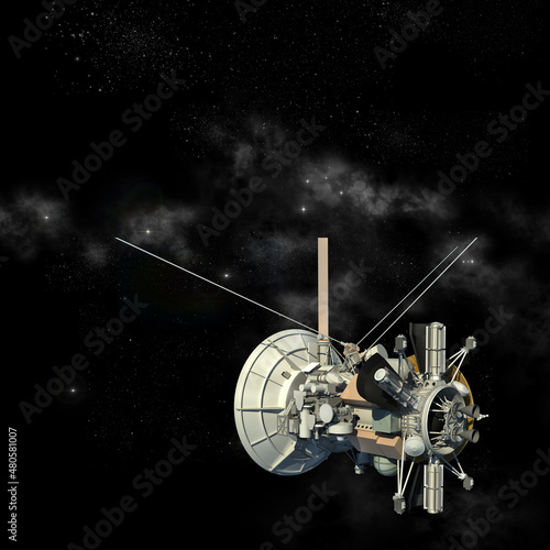 Cassini mission orbiter satellite