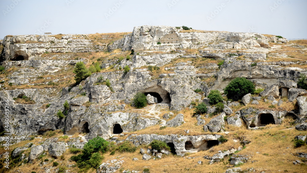 ITALY-Matera is a city located on a rocky outcrop in Basilicata, in Southern Italy. It includes the Sassi area, a complex of Cave Houses carved into the mountain