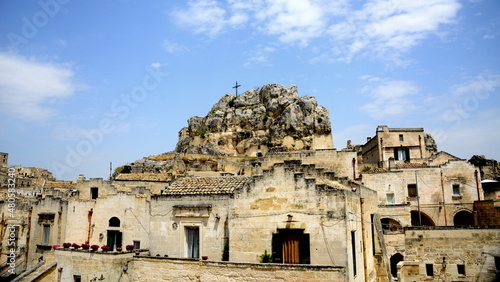 ITALY-Matera is a city located on a rocky outcrop in Basilicata, in Southern Italy. It includes the Sassi area, a complex of Cave Houses carved into the mountain