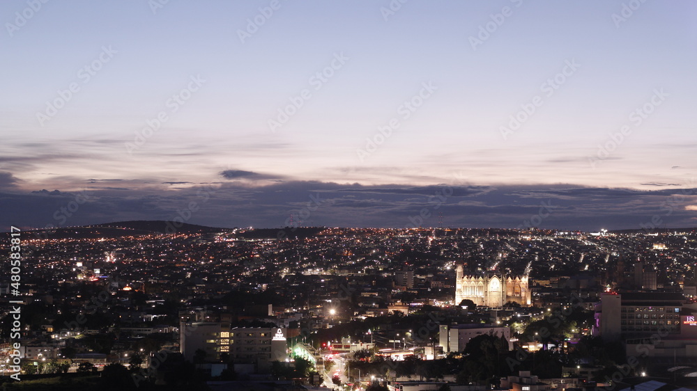 view of the city of leon 