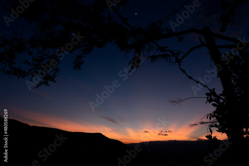 Sunset view from the mointain