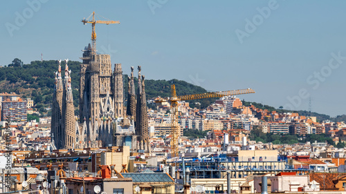 The Sagrada Familia in Barcelona, Spain