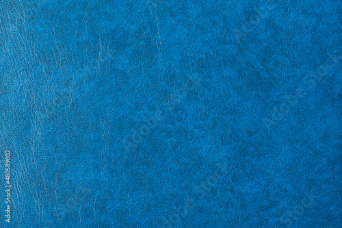 Texture of the blue leather book cover (background)