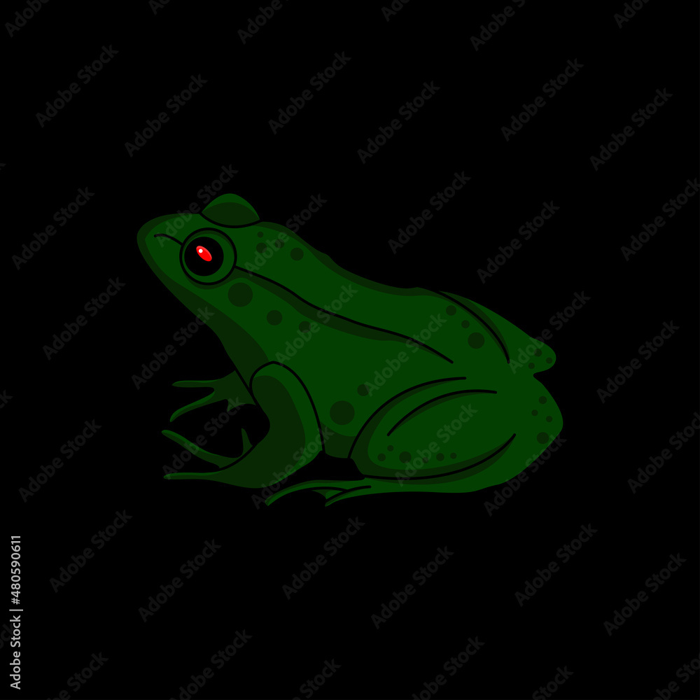 Obraz premium frog vector illustration