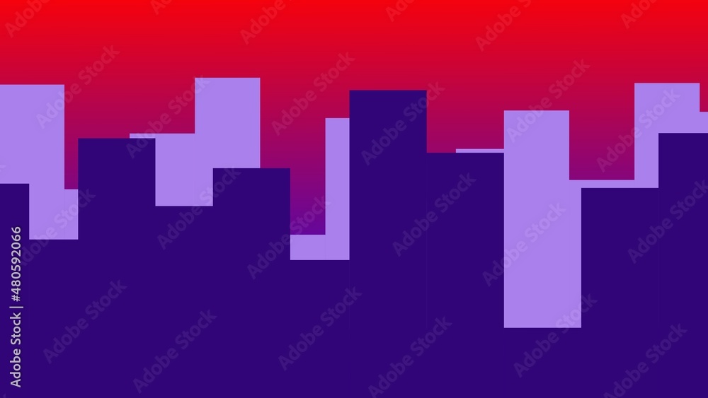 abstract city background with gradient color for desktop wallpaper and banner
