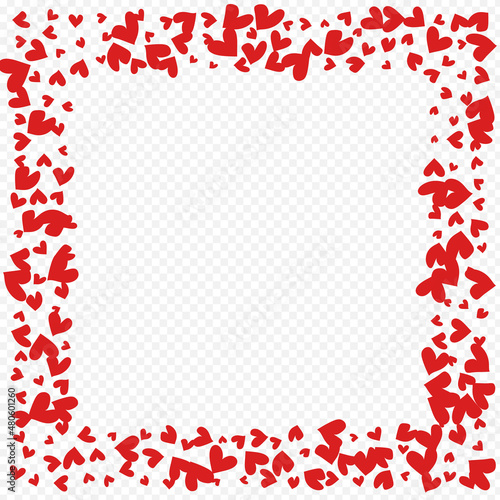 Wallpaper Mural Red Confetti Vector Transparent Backgound. Paper Torontodigital.ca