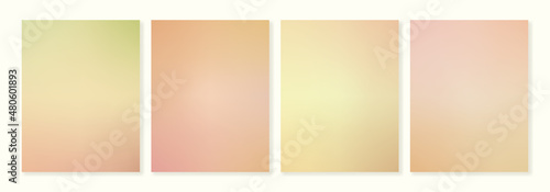 Ripe Ripe pear. Set of gradient vector backgrounds in . Set of gradient vector backgrounds in warm colors with soft transitions. For covers, wallpapers, branding, social media and many other projects.