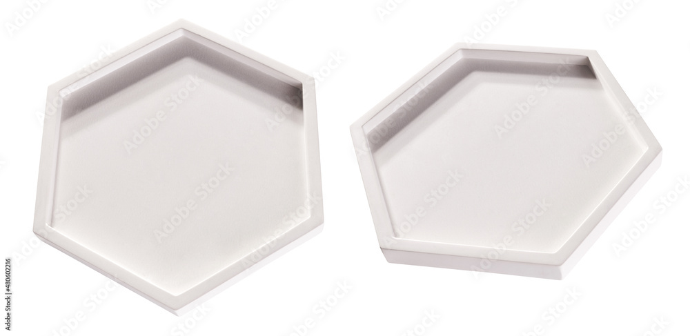 White 3D interior decorative wall gypsum panel with geometric pattern isolated on white background with clipping path White 3D interior decorative wall gypsum panel with geometric pattern isolated on white background with clipping path