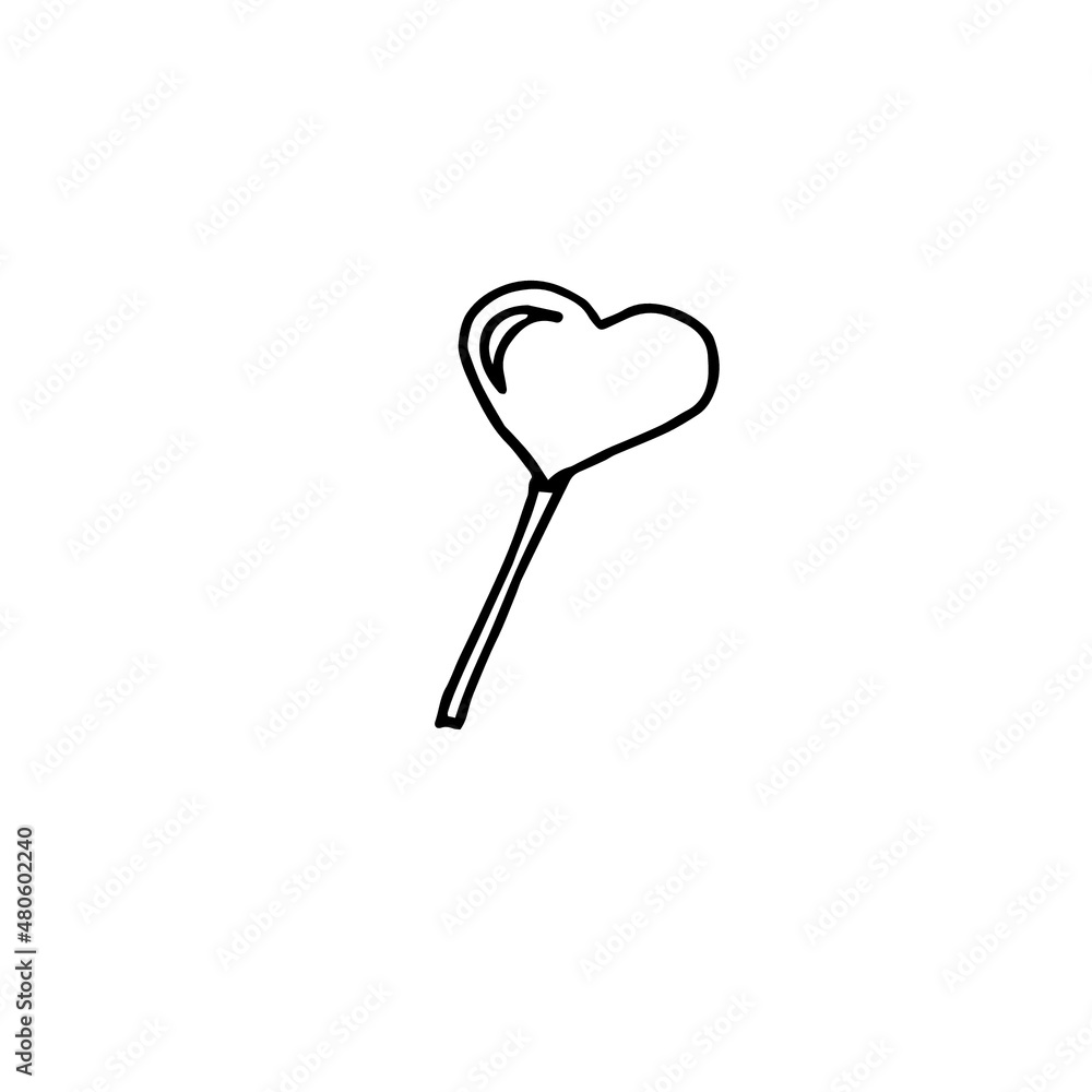 lollipop in the form of a heart lollipop in the form of a heart
