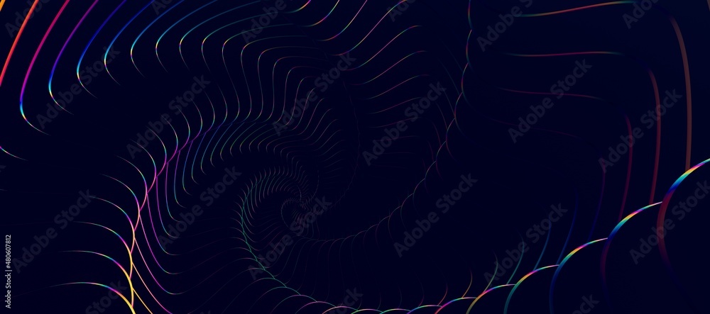Abstract rainbow light wave futuristic Abstract rainbow light wave futuristic