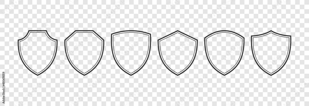 Outline shields shapes protection templates black color. Set of blank shield template on transparent background isolated, shields border frame vintage or classic style Stock Vector | Adobe Stock shape-shield-template-stock-illustrations-255-071-shape-shield-template-stock-illustrations-vectors-clipart-dreamstime
