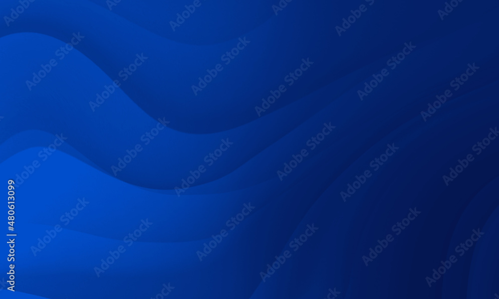 Fototapeta premium Abstract blue colors gradient with wave texture technology background.