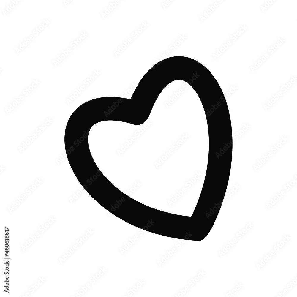 Doodle heart. Hand drawn line art marker valentines heart. Valentine's Day, love. Stock vector doodle illustration on a white background. Doodle heart. Hand drawn line art marker valentines heart. Valentine's Day, love. Stock vector doodle illustration on a white background.