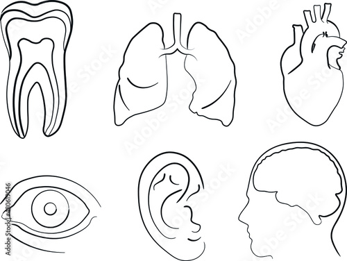 medical symbol icon pack illustration