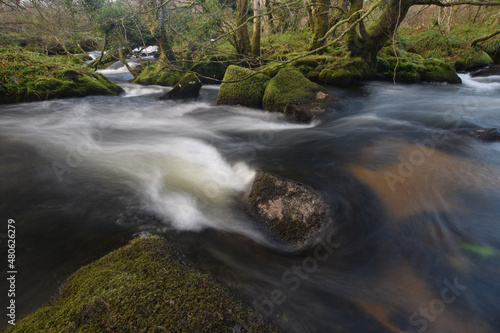 The De Lank River Bodmin Moor Cornwall