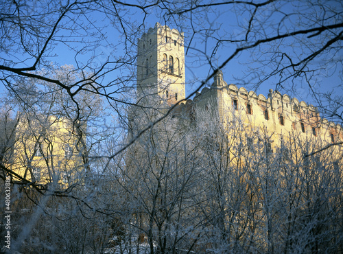 Ratno Dolne, Lower Silesia Region, Poland: February, 2011 - ruins of the castle in Ratno Dolne photo