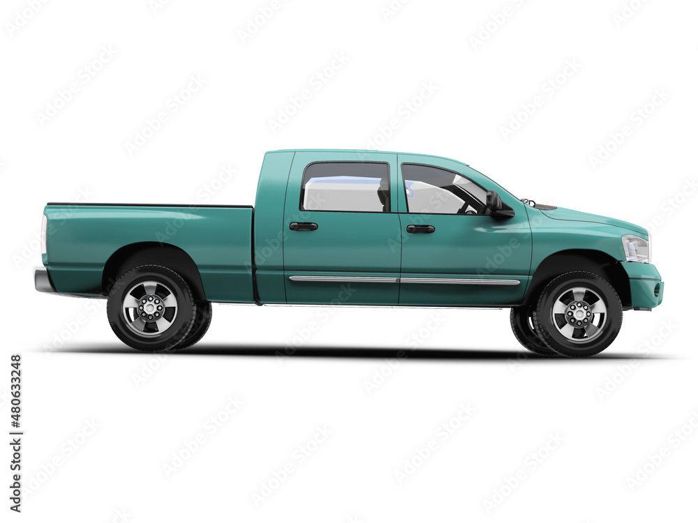 3d rendering mock up pickup