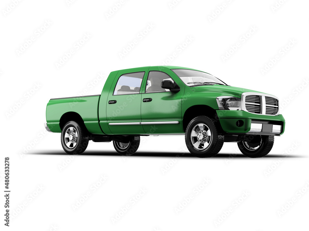 3d rendering mock up pickup