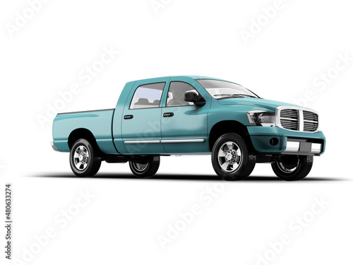 3d rendering mock up pickup