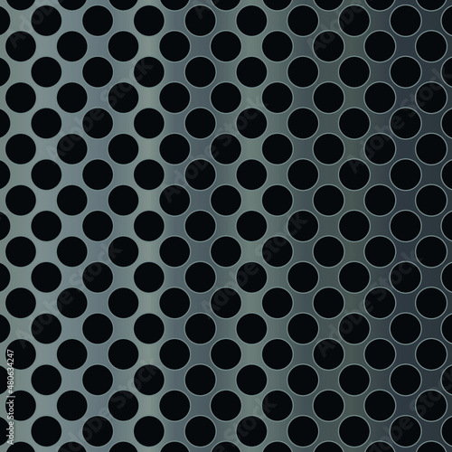 perforated dots metal flooring seamless pattern steel industry iron floor texture background stainless grid