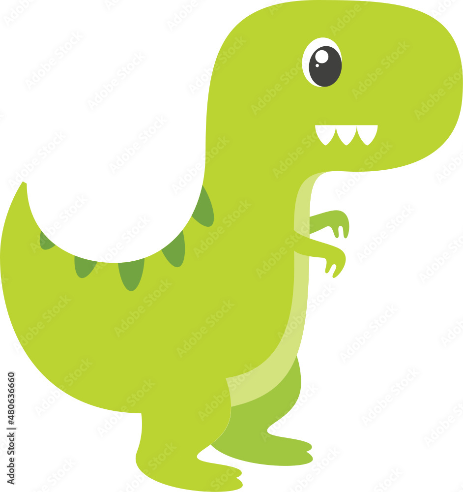Fototapeta premium Green Dinosaur