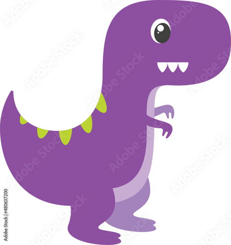 Purple and Green Dinosaur