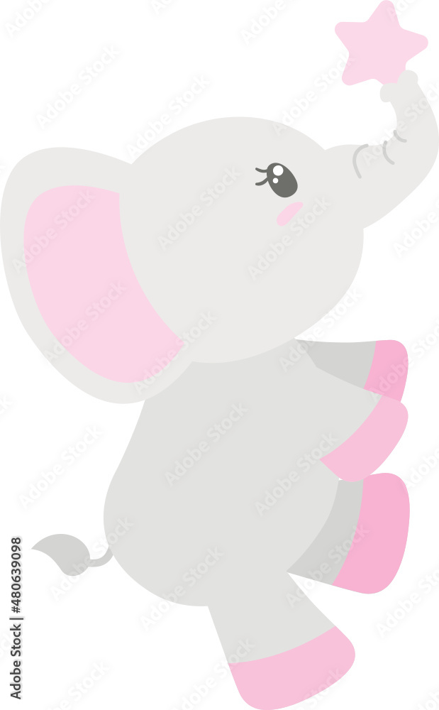 Baby Shower Elephant Pink Girl Baby Shower Elephant Pink Girl