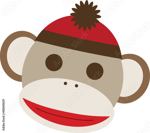 Sock Monkey Knit Puppet