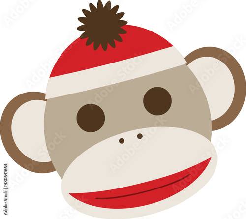 Sock Monkey Knit Puppet