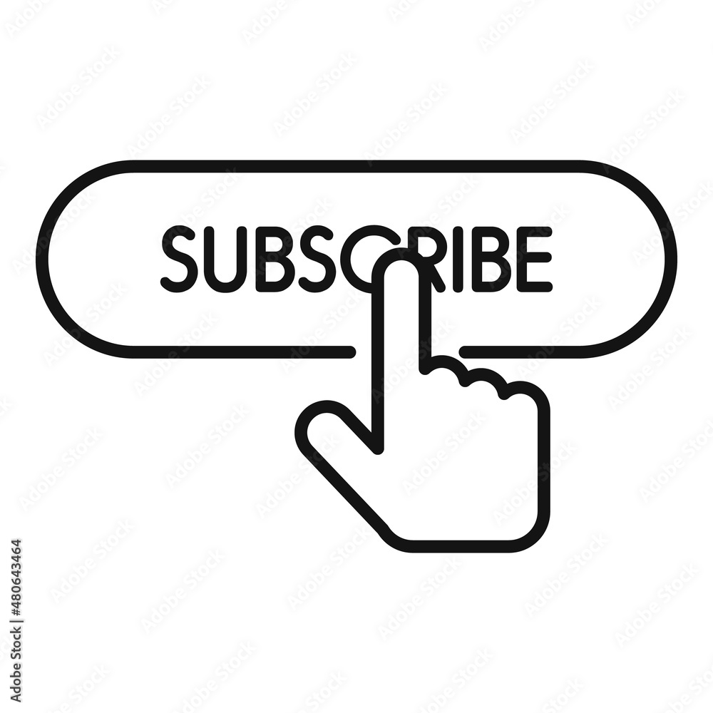Economy subscription icon outline vector. Model service Economy subscription icon outline vector. Model service