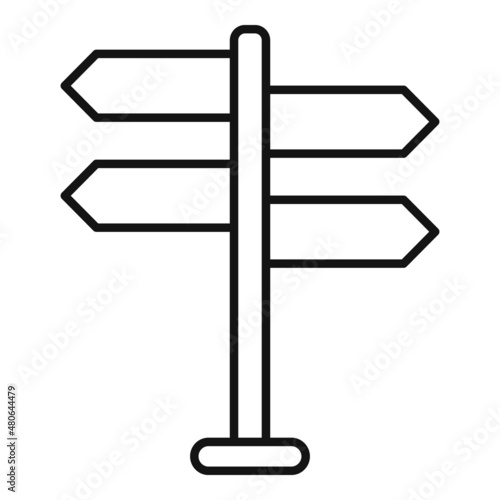 Work adaptation icon outline vector. Skill adapt
