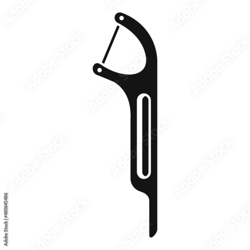 Plastic toothpick icon simple vector. Pick stick