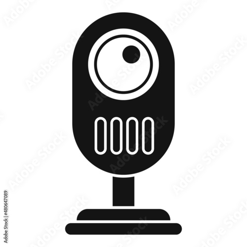 Baby monitor icon simple vector. Radio infant