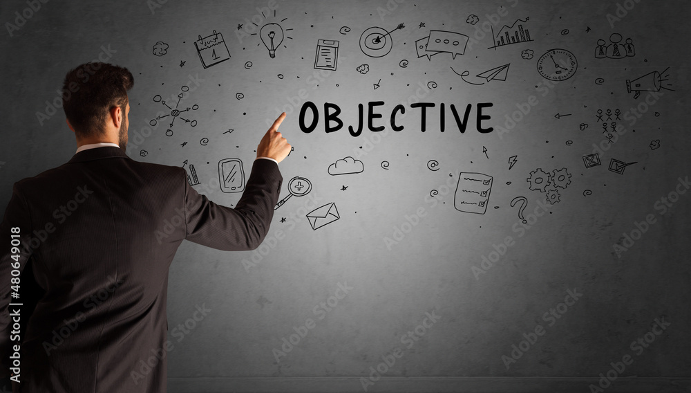 businessman drawing a creative idea sketch businessman drawing a creative idea sketch