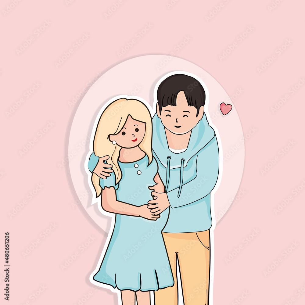 Pregnancy, wife and husband Pregnancy, wife and husband