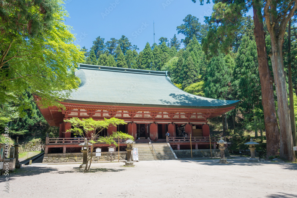 Shiga, Japan Mar 25 2019 Saito Area at Enryakuji Temple in Otsu